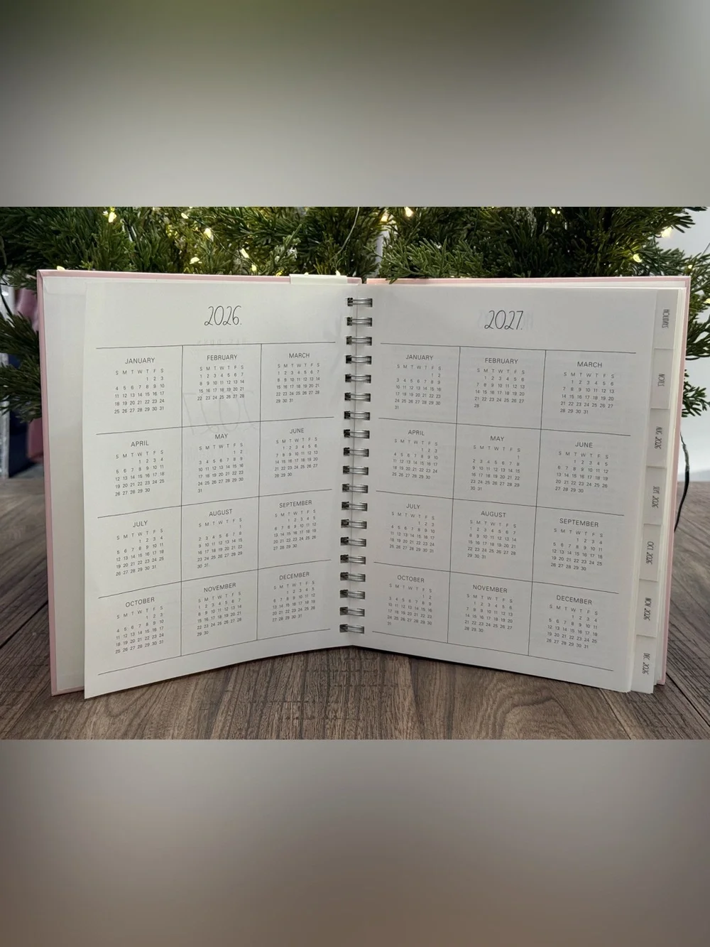 Brand NEW w/Tags Rae Dunn MAKE IT HAPPEN 17 Month Spiral Planner Aug ‘26-Dec ‘27